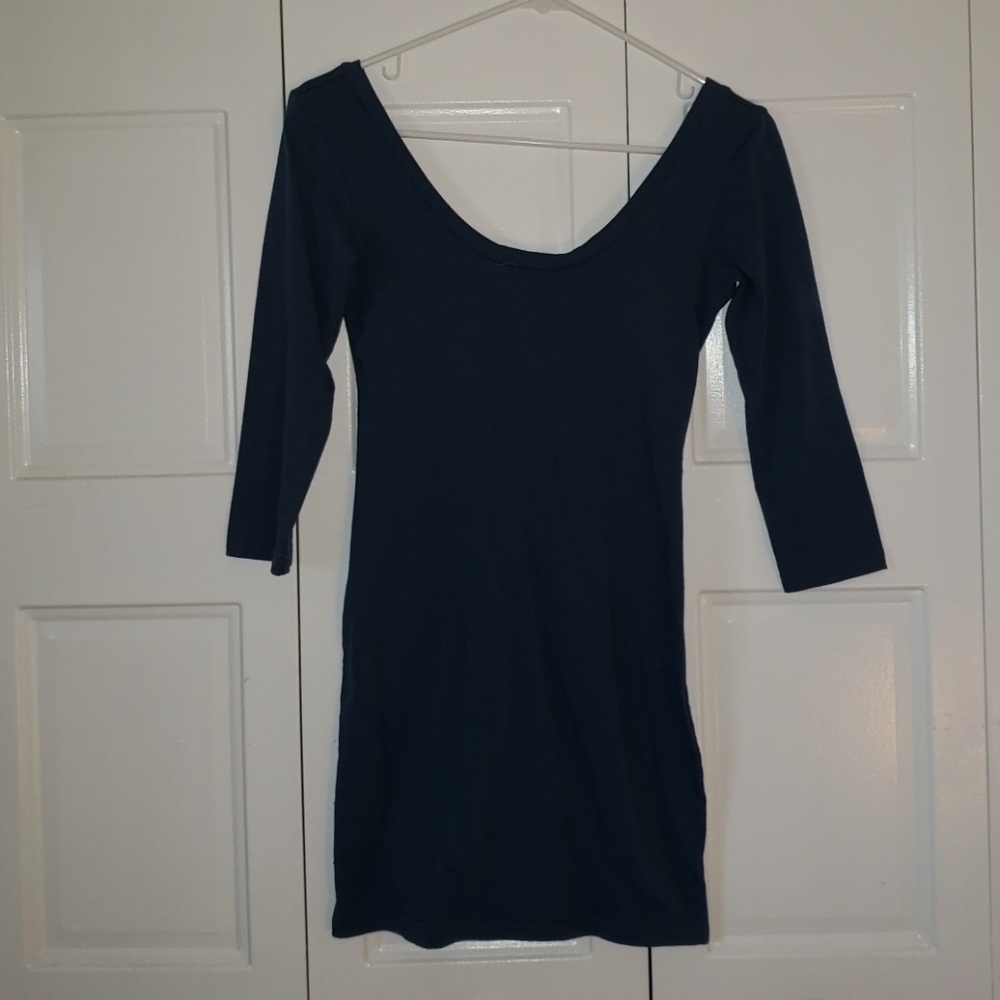 Navy blue short dress